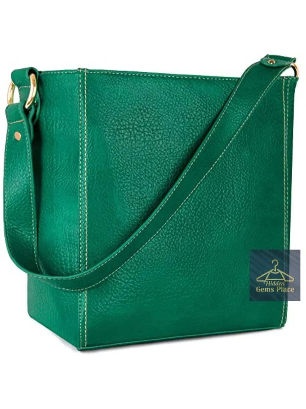 Vegan Leather Hobo Bag Soft Shoulder Purse Handbag